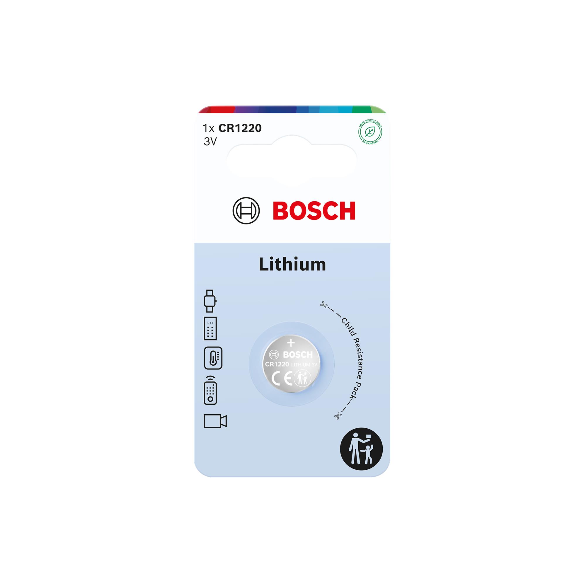Baterie Bosch CR1220B1/00 Lithium coin CR1220 1 ks