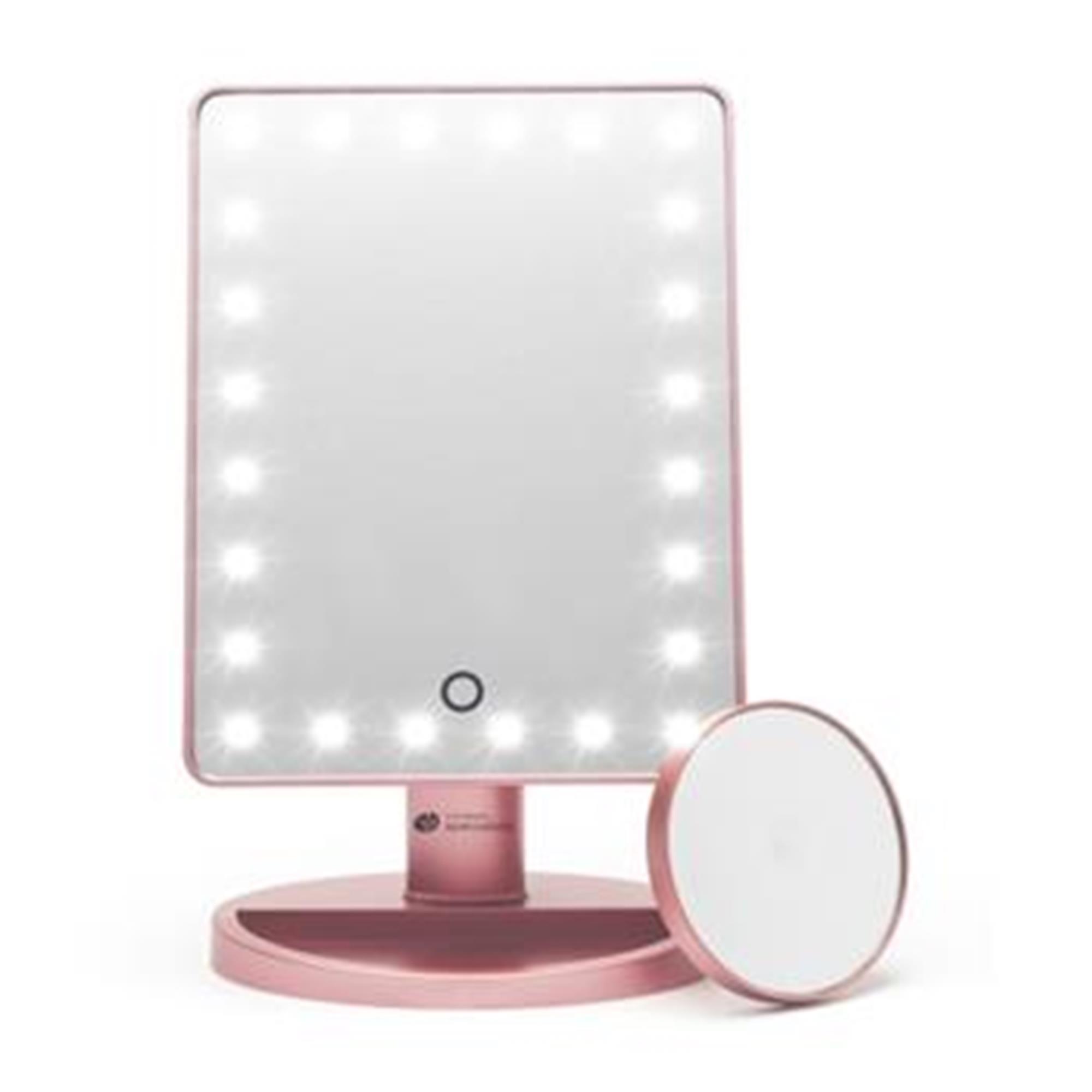 RIO 24 LED TOUCH DIMMABLE COSMETIC MIRROR - Rose gold - poškozený obal
